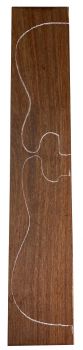 Body African Koa A plain, 2-pcs., grainmatched